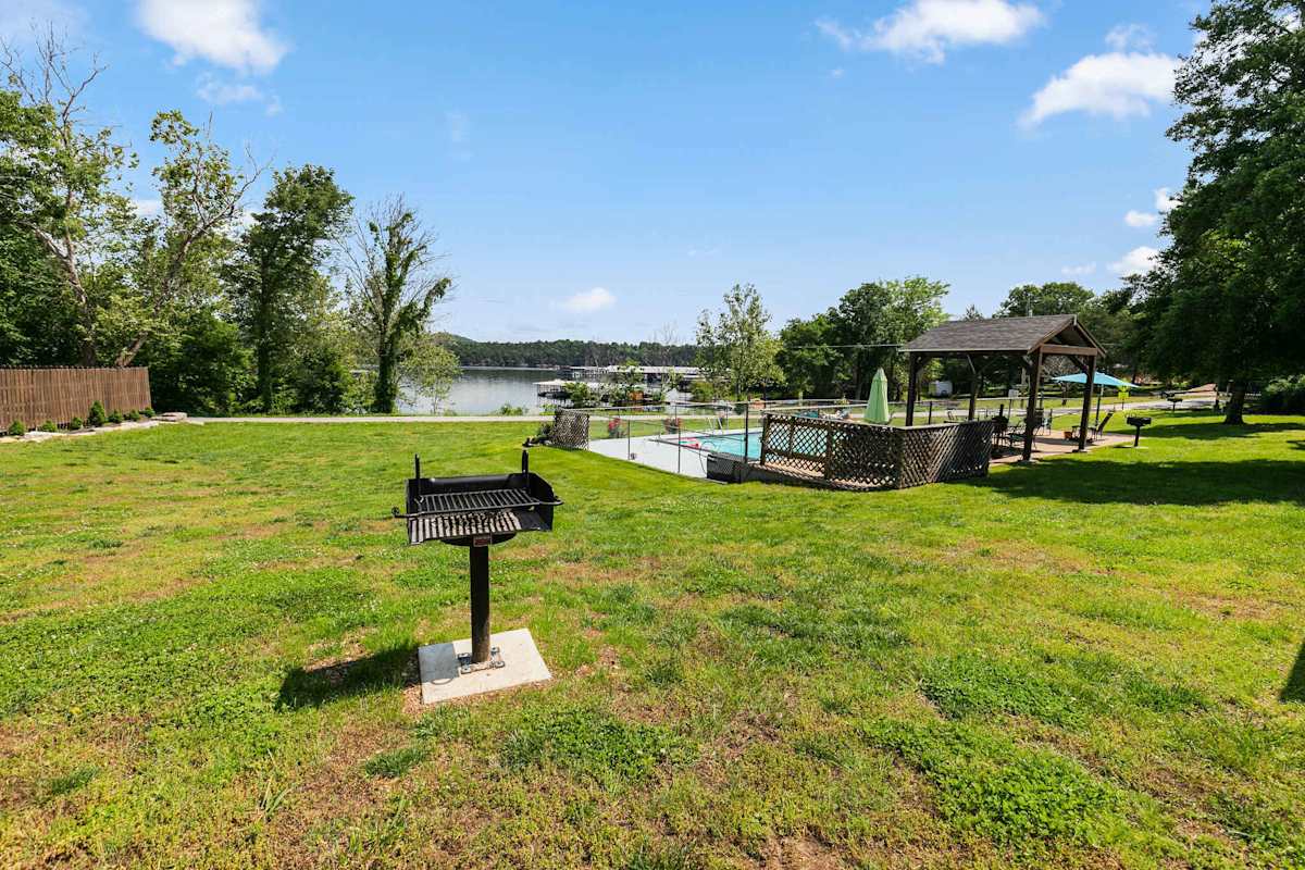Covered picnic pavilion